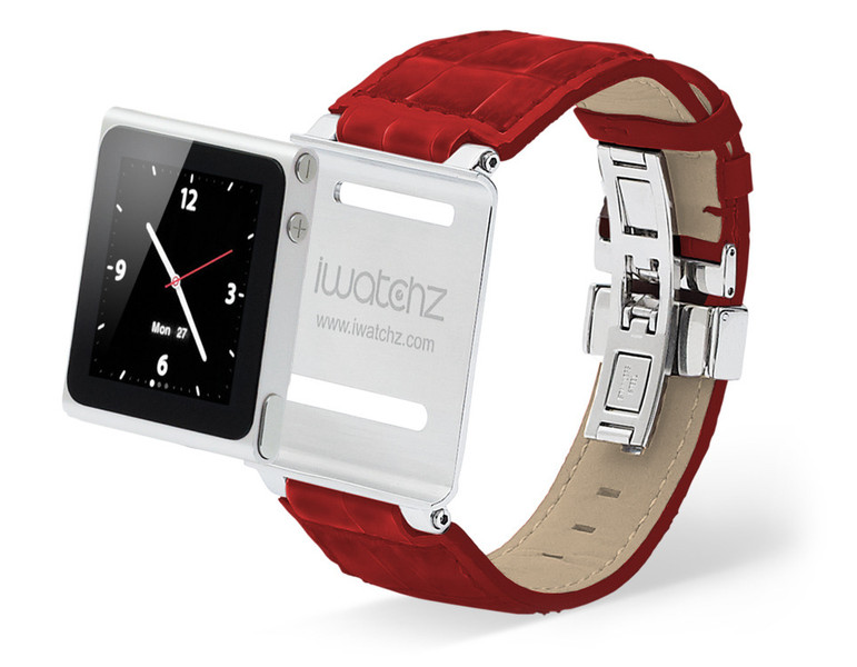 iWatchz Timepiece Collection - Red Leather Rot
