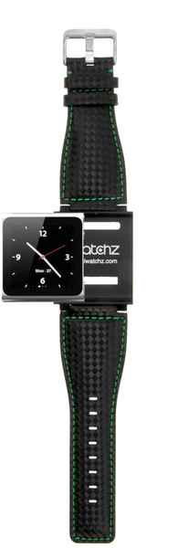 iWatchz Carbon Collection - Green Stitching Green
