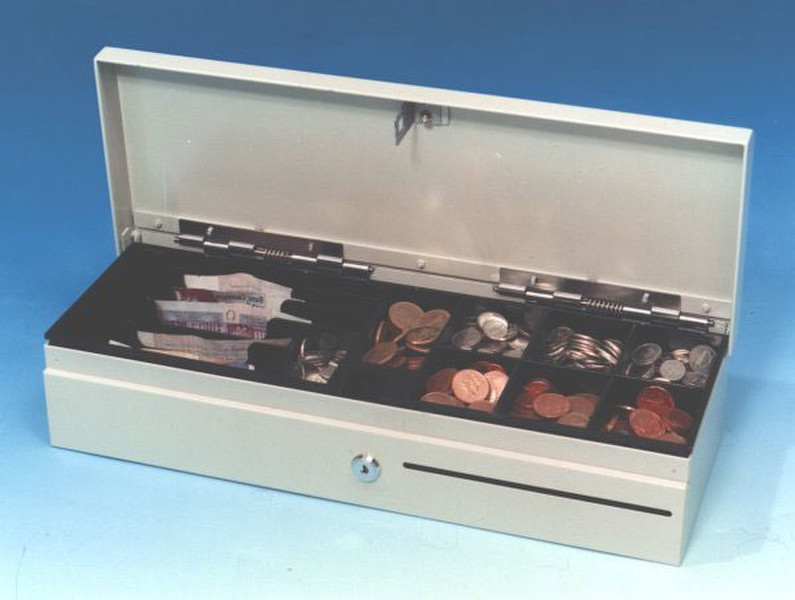 International Cash Drawer FT-100 Steel White cash box tray