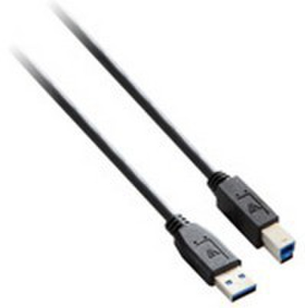 V7 USB 3.0 Cable USB A to B (m/m) black 1,8m
