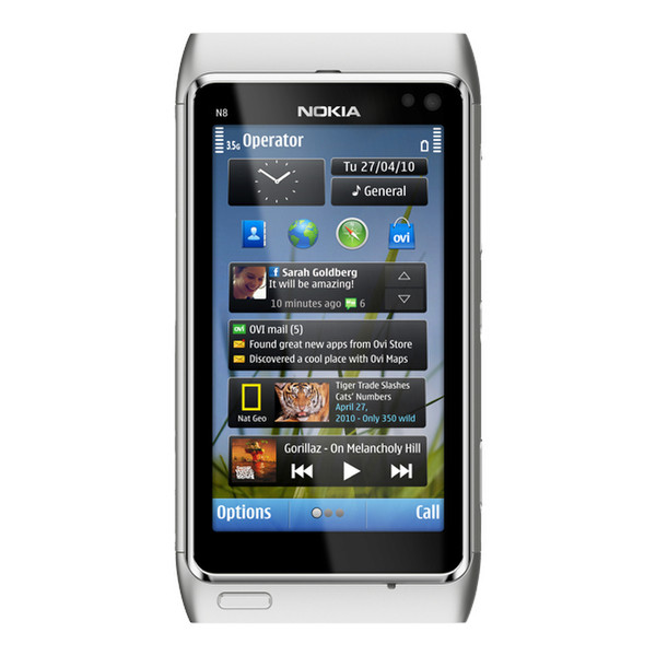 Nokia N8 16ГБ Cеребряный