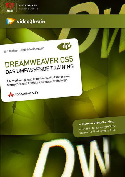 Pearson Education Dreamweaver CS5 German software manual