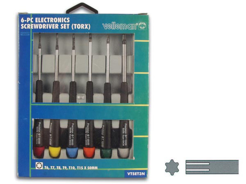 Velleman VTSET3N Set manual screwdriver/set