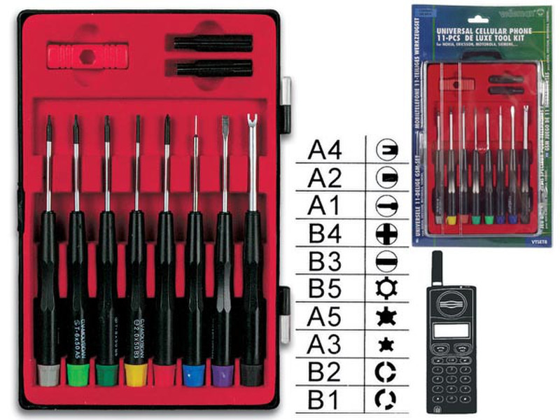 Velleman VTSET8 Set Handschraubendreher & Set