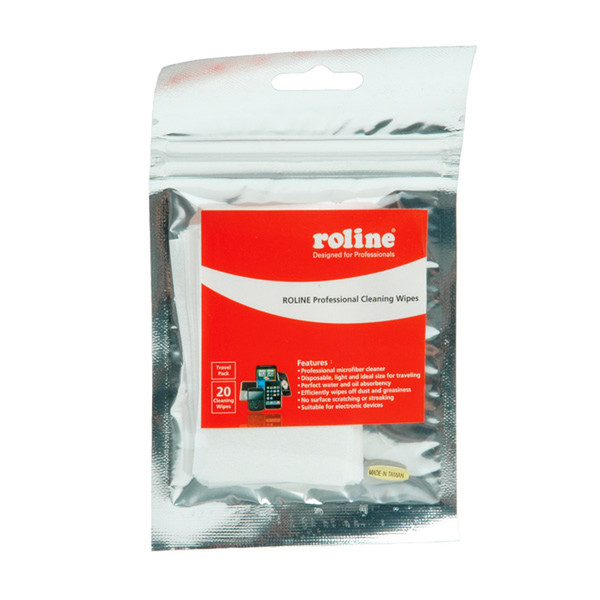 ROLINE Professional Cleaning Wipes, 20 pcs.