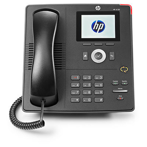 Hewlett Packard Enterprise 4120 IP Phone Analog Caller ID Black