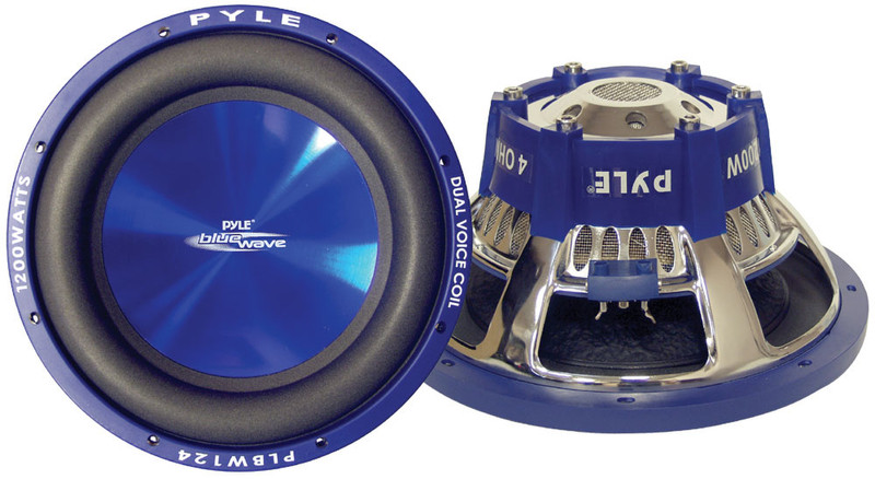 Pyle PLBW124 Passive subwoofer Black,Blue