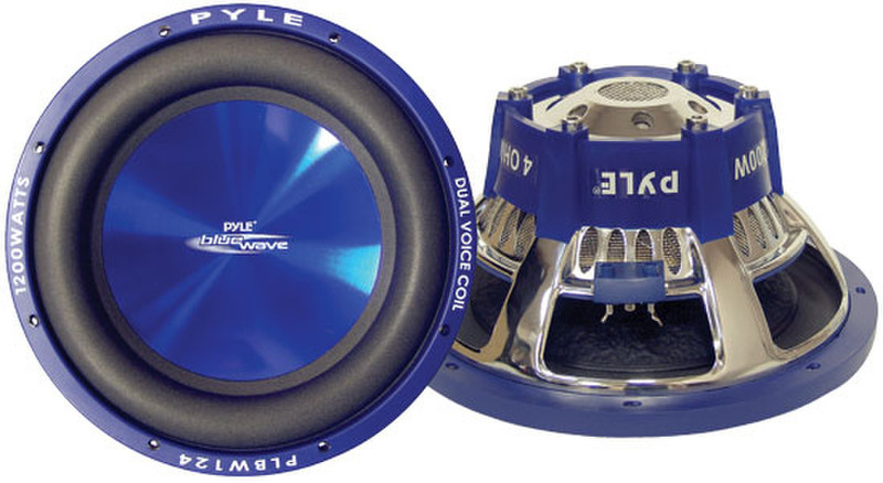Pyle PL-BW84 Passive subwoofer Blue subwoofer