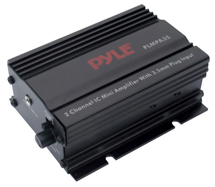 Pyle PLMPA35 2.0 Автомобиль Проводная Черный усилитель звуковой частоты