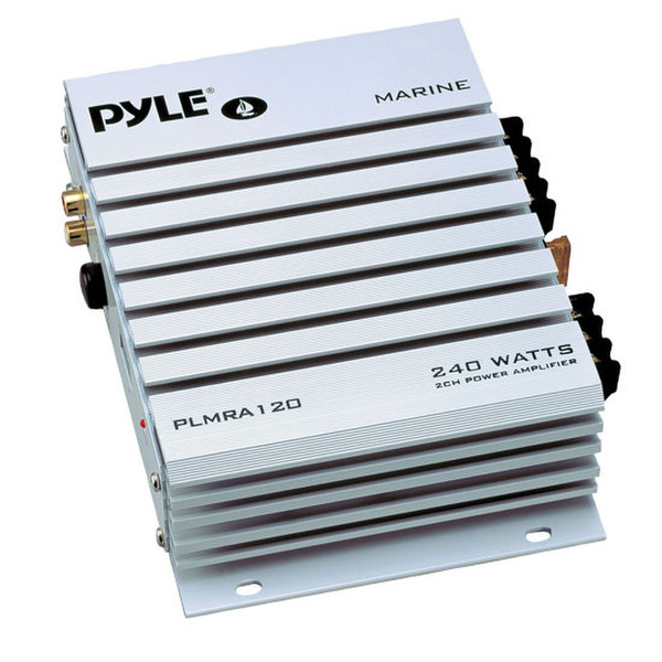 Pyle PLMRA120 2.0 Автомобиль Проводная Алюминиевый усилитель звуковой частоты