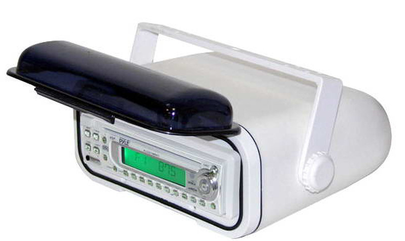 Pyle PLMRCW3 Kunststoff, Polycarbonat Weiß Audiogeräte-Koffer