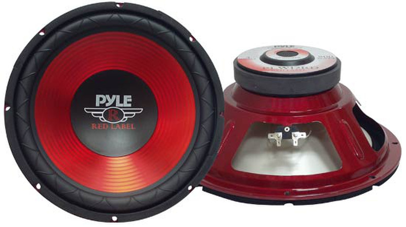 Pyle PLW-12RD Passive subwoofer Rot Subwoofer