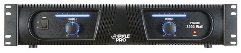 Pyle PPA300 2.0 Представление / сцена Проводная Черный усилитель звуковой частоты