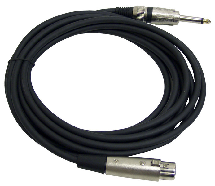 Pyle PPMJL15 4.57m 6.35mm XLR (3-pin) Schwarz Audio-Kabel