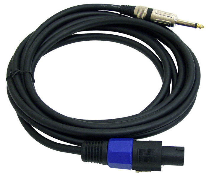 Pyle PPSJ15 4.57m Speakon 6.35mm Schwarz Audio-Kabel