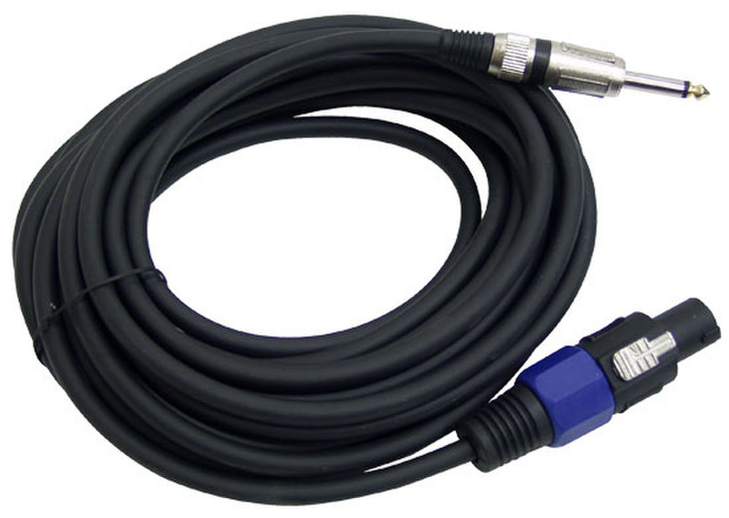 Pyle PPSJ30 9.14m Speakon 6.35mm Black audio cable
