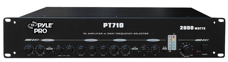 Pyle PT710 Дома Проводная Черный усилитель звуковой частоты
