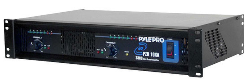 Pyle PZR10XA 2.0 Performance/stage Wired Black audio amplifier