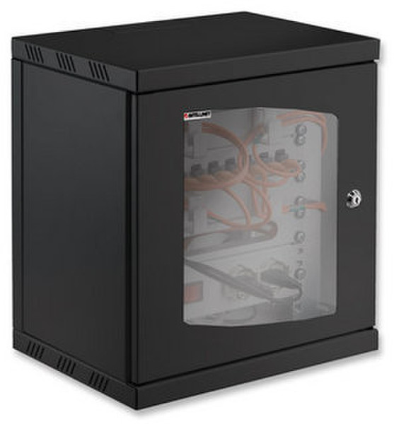 Intellinet 10" Wallmount Cabinet 7U Настенный Черный стойка