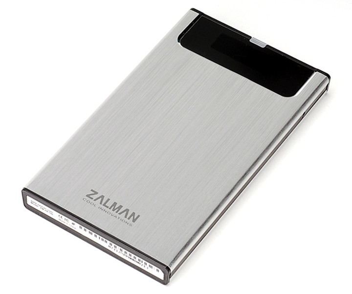 Zalman ZM-HE130 2.5" USB powered Black,Silver storage enclosure