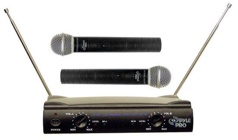 Pyle PDWM2500 Stage/performance microphone Беспроводной Черный микрофон