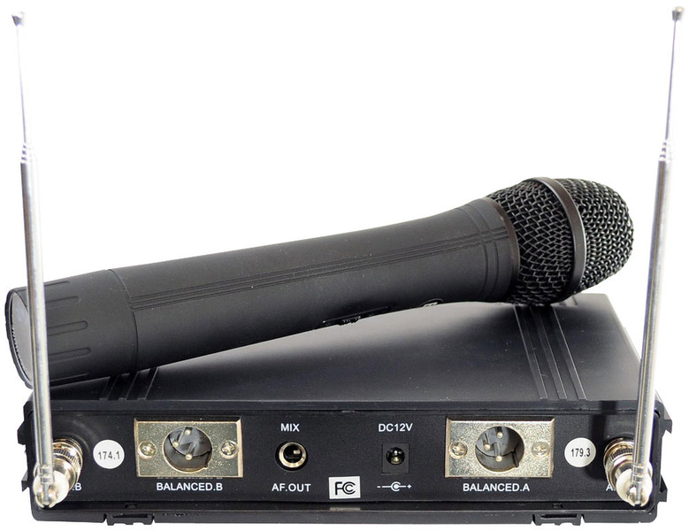 Pyle PDWM2700 Stage/performance microphone Kabellos Schwarz Mikrofon