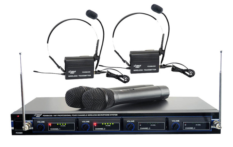 Pyle PDWM4300 Беспроводной Черный микрофон
