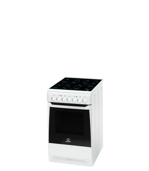 Indesit KN3C62A(W)/EU Freestanding Ceramic A White cooker