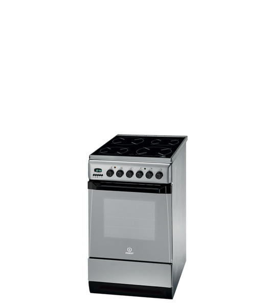 Indesit KN3C76A(X)/EU Freestanding Ceramic A Stainless steel