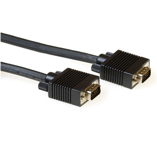 Advanced Cable Technology 0.50m 15 Pin HD D-sub, M/M 0.50м VGA (D-Sub) VGA (D-Sub) Черный VGA кабель