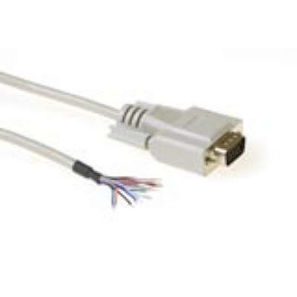 Advanced Cable Technology 2.0m 15 pin HD D-sub male - Open end 2m VGA (D-Sub) Elfenbein VGA-Kabel