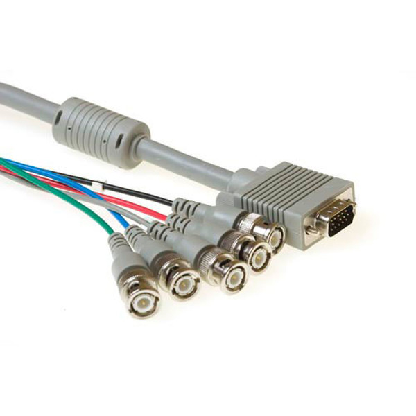 Advanced Cable Technology AK8111 VGA 5x BNC Серый кабельный разъем/переходник
