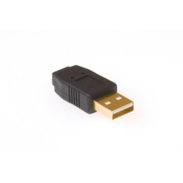 Advanced Cable Technology USB A male - USB mini B5 female USB A Mini USB B5 Schwarz Kabelschnittstellen-/adapter