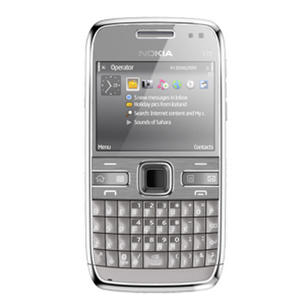 Nokia E72 Grau, Metallisch
