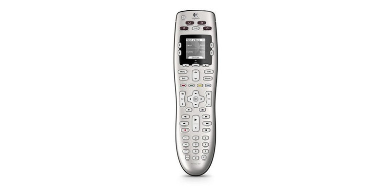 Logitech Harmony 600 Universal Remote Инфракрасный беспроводной Нажимные кнопки Cеребряный пульт дистанционного управления