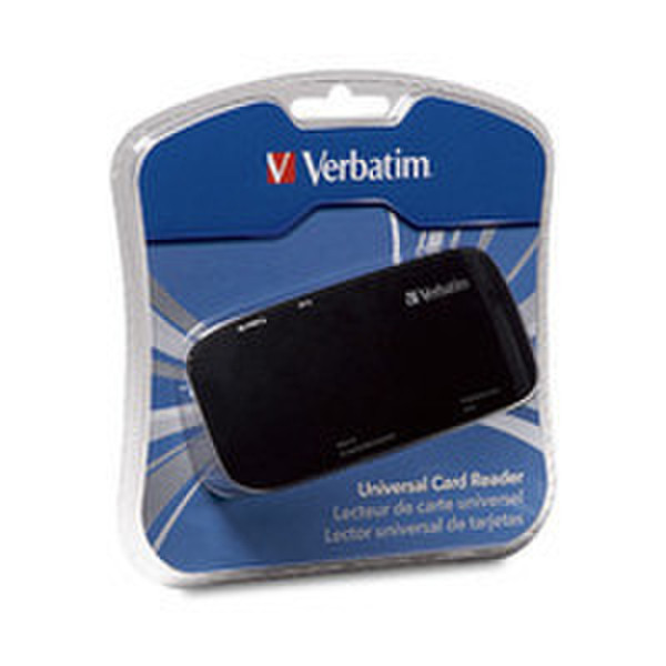 Verbatim USB 2.0 Universal Card Reader USB 2.0 Schwarz Kartenleser