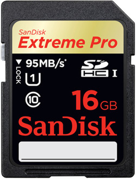 Sandisk Extreme Pro 16GB SDHC memory card