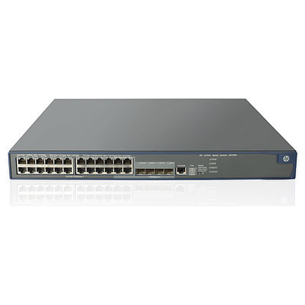 Hewlett Packard Enterprise A 5500-24G-PoE Power over Ethernet (PoE) Черный