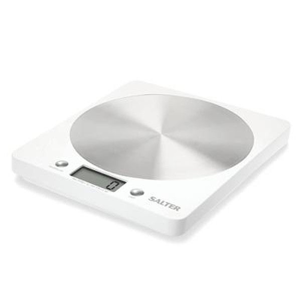 Salter 1036WHSSDR Electronic kitchen scale Cеребряный, Белый