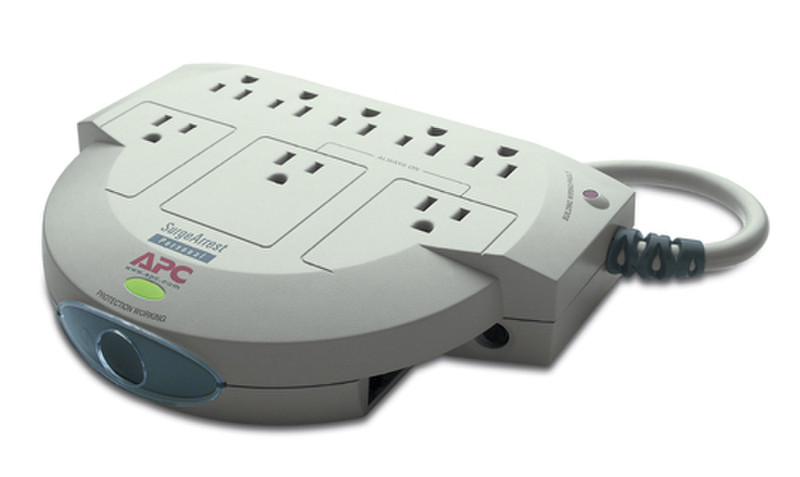 APC PER8T Personal SurgeArrest 8AC outlet(s) 120V 1.8m Beige surge protector