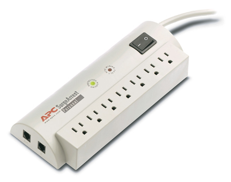 APC PER7T Personal SurgeArrest 7AC outlet(s) 120V 1.8m Beige surge protector