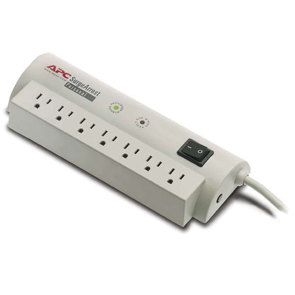 APC PER7 SurgeArrest Personal 7AC outlet(s) 120V 1.8m Black surge protector