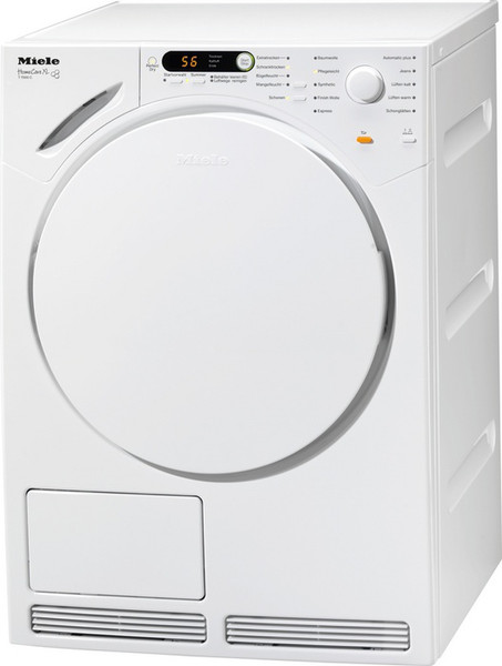 Miele T 7000 C HomeCare XL Отдельностоящий Фронтальная загрузка 7кг B Белый