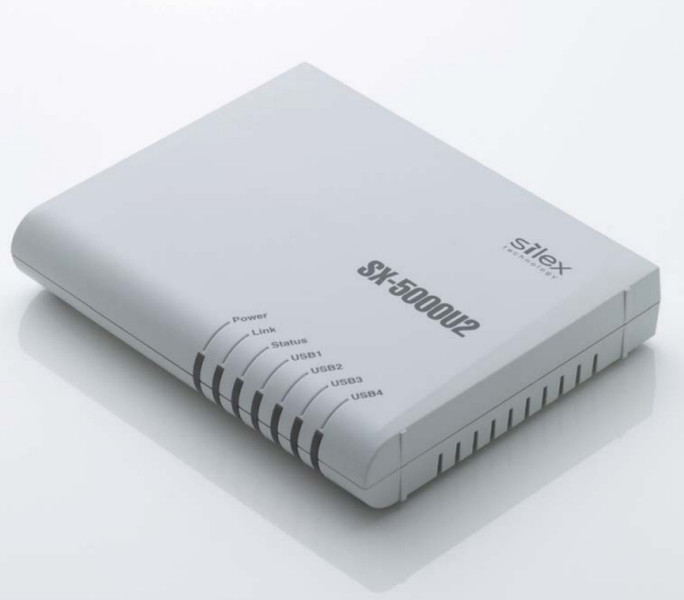 Silex SX-5000U2 Ethernet LAN White print server