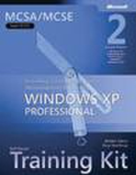 Microsoft MCSA/MCSE Installing, Configuring, & Administering Win XP Pro Training Kit 2nd Edition 1500pages software manual