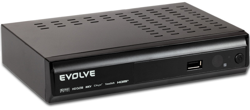 Evolve Galaxy Satellite Full HD Black TV set-top box