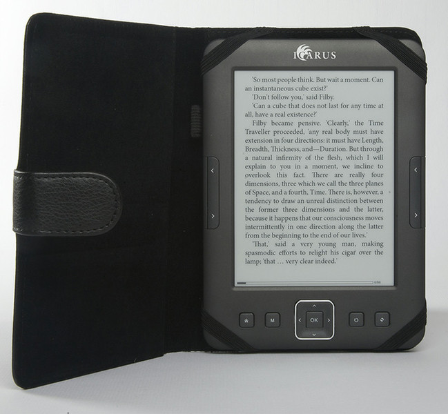 DistriRead C004BK Cover case Schwarz E-Book-Reader-Schutzhülle