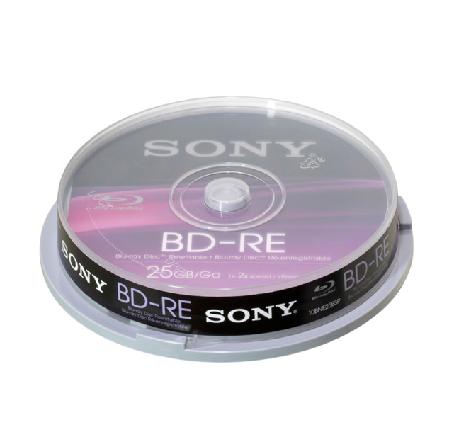 Sony 10BNE25SP чистые Blu-ray диски
