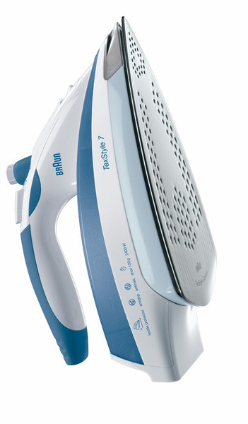 Braun TexStyle 7 760 Dry & Steam iron 2400Вт Синий, Белый