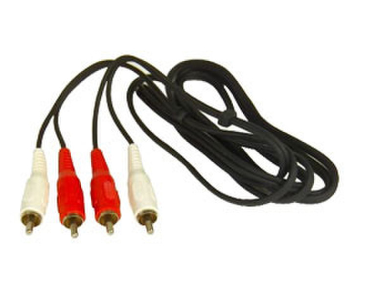 Temium TA124C 1.5м RCA RCA Черный аудио кабель